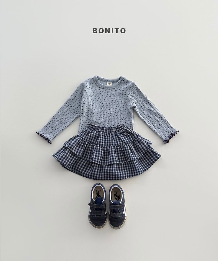 [BONITO]チェックインナーパンツスカート