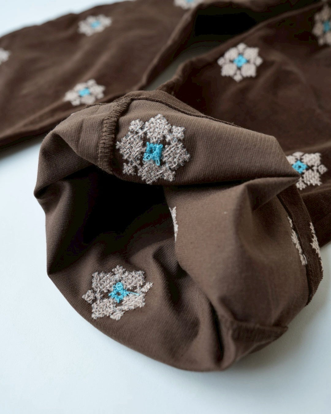 クロスステッチピンコーデュロイパンツ