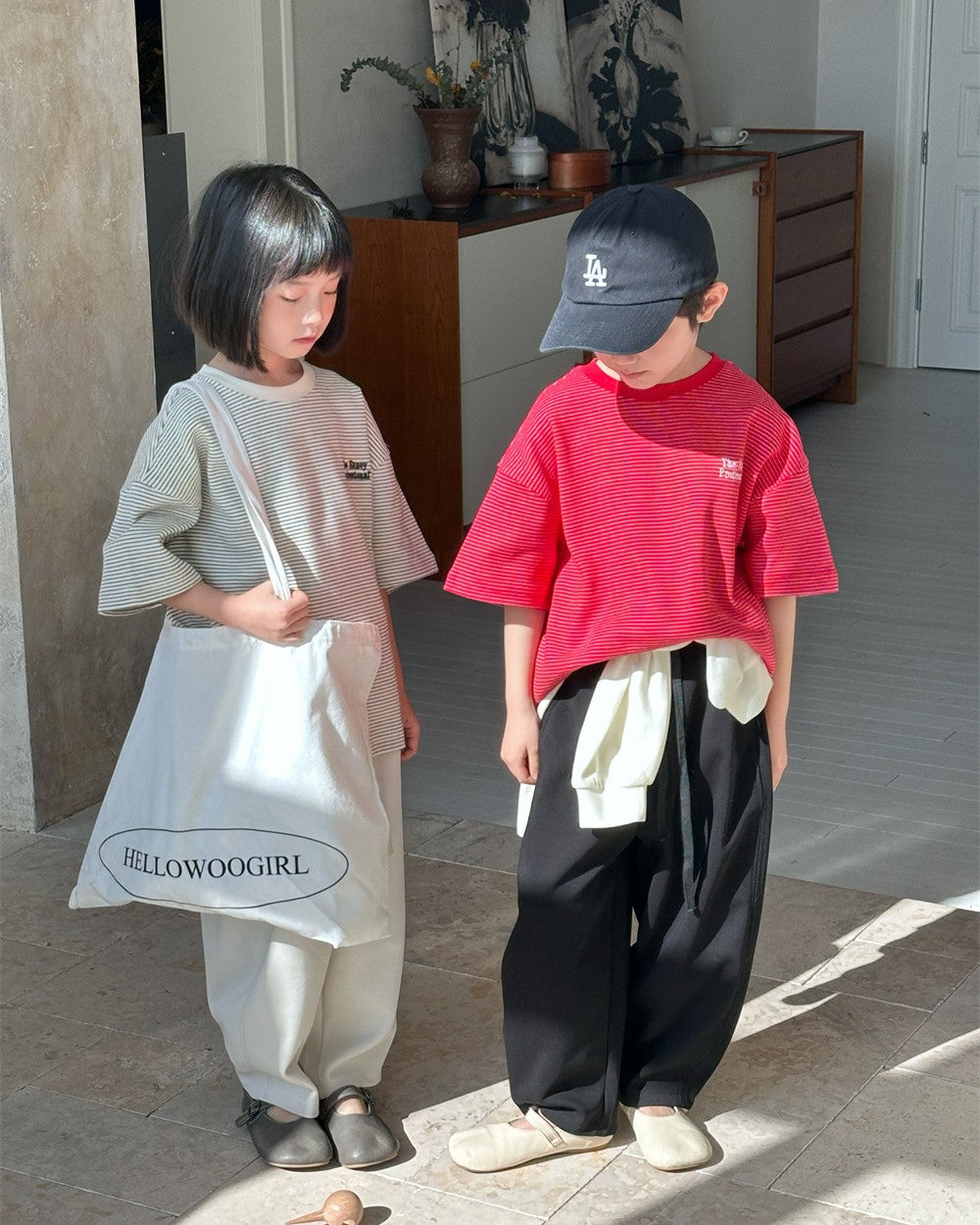 テーパードスウェットパンツ