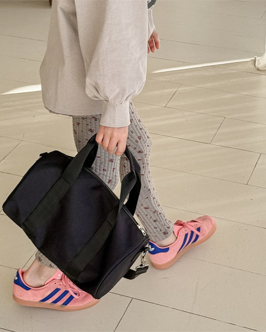 小花柄スカートリブパンツ