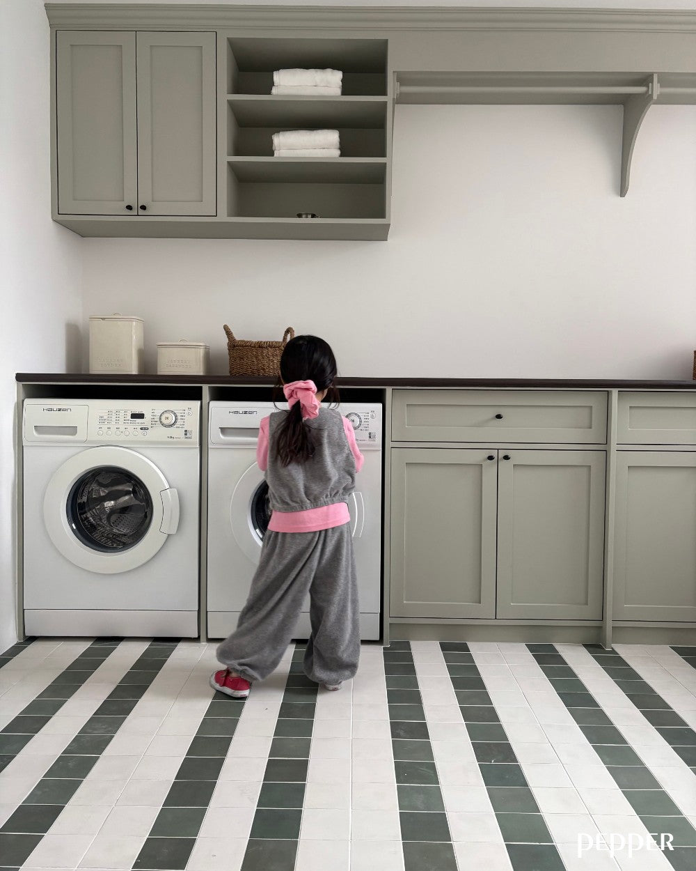 [pepper]terry jogger pants