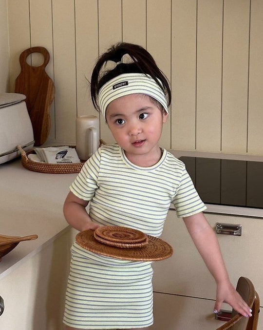 [pepper]pippi striped one-piece