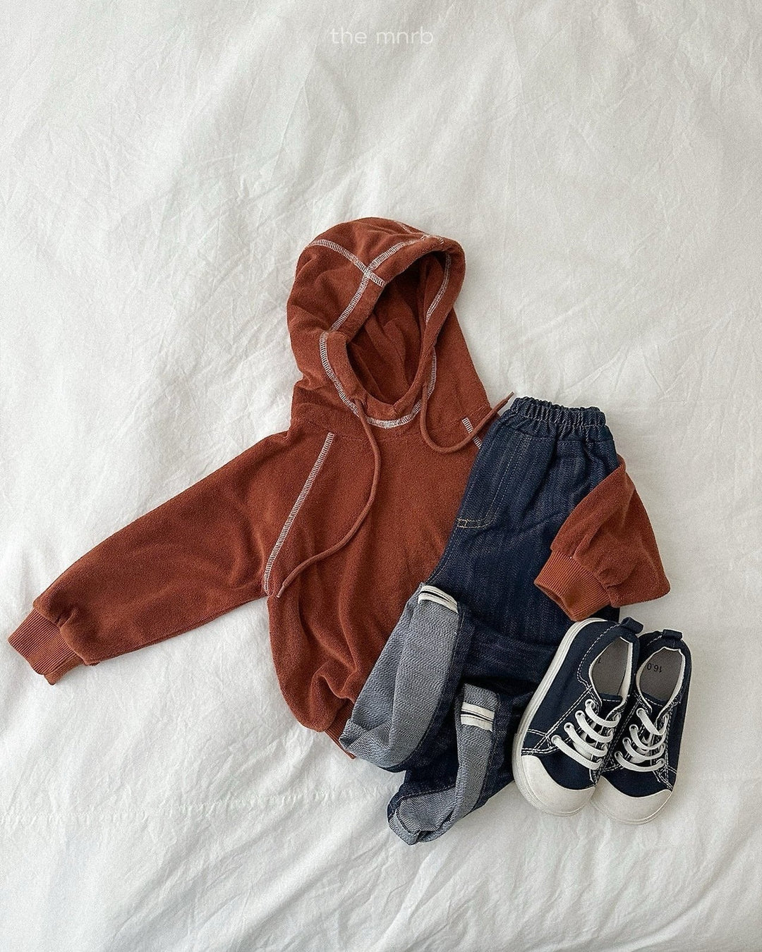 [minirobe]Non-Fade Denim Pants