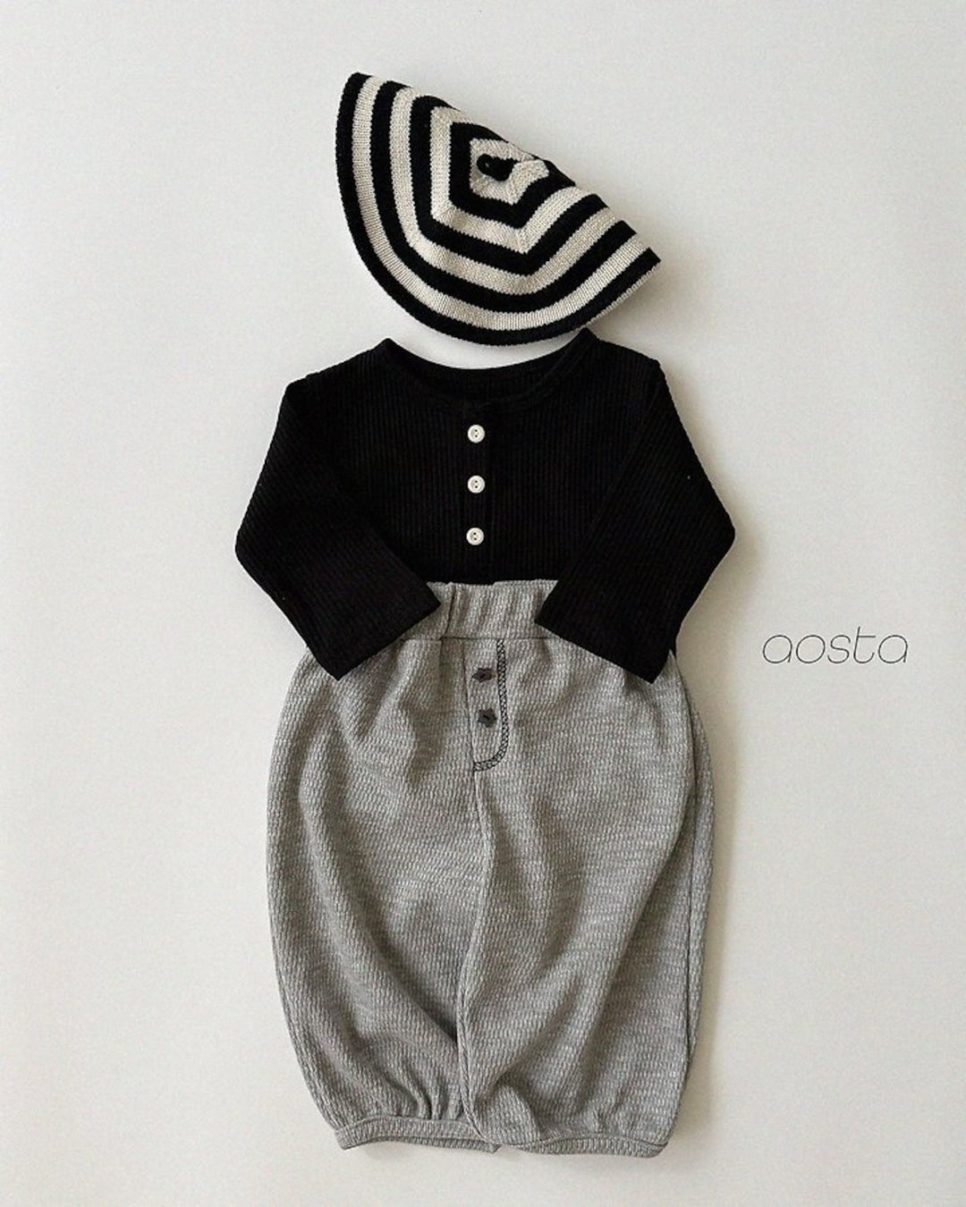[AOSTA]Knit Cookie Beret