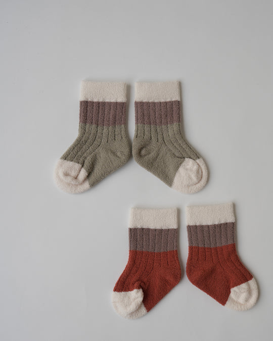 BABYふわふわソックス3足セット