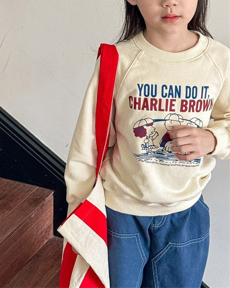 CHARLIEラグランスウェット