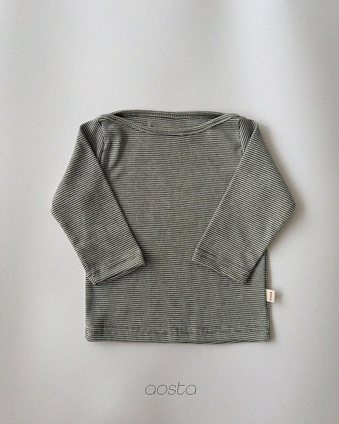 [AOSTA]Boat Neck T