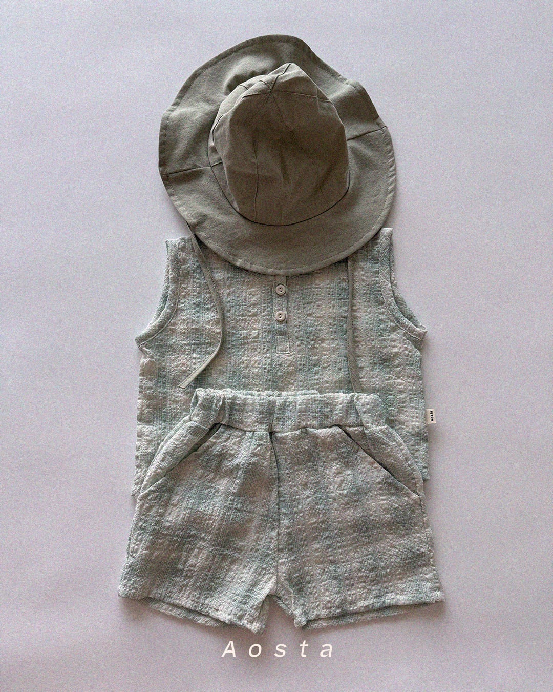 [aosta]check shirt