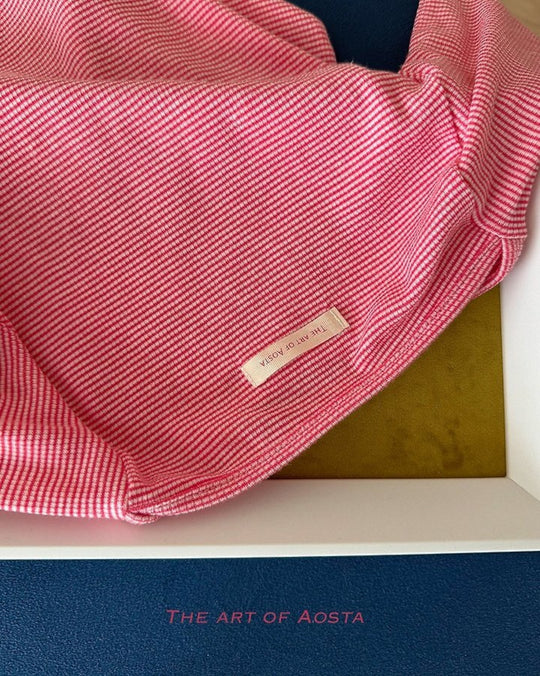 [AOSTA]Boat Neck T