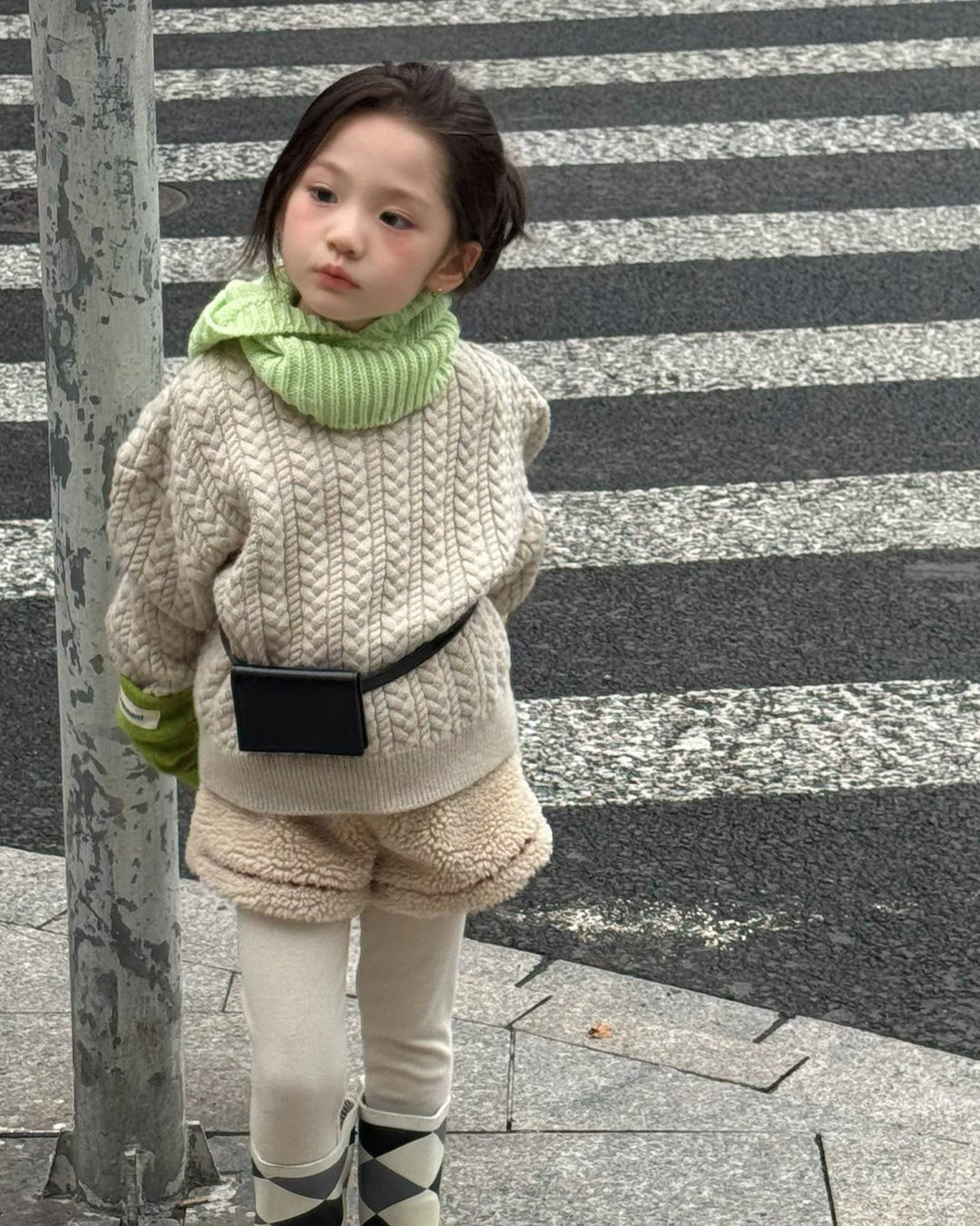 ウェービーボアショートパンツ