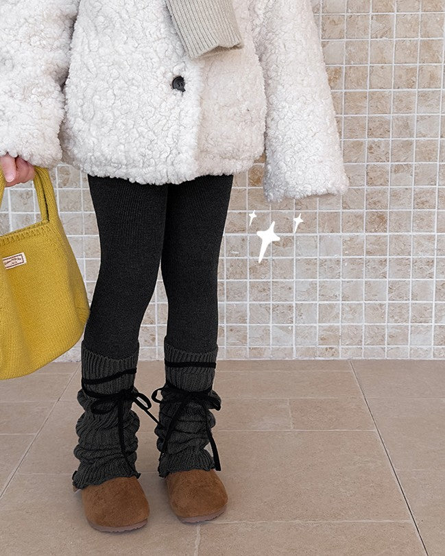 レッグウォーマー付裏起毛レギンス