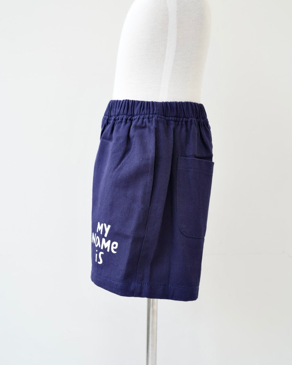 MYNAMEツイルショートパンツ
