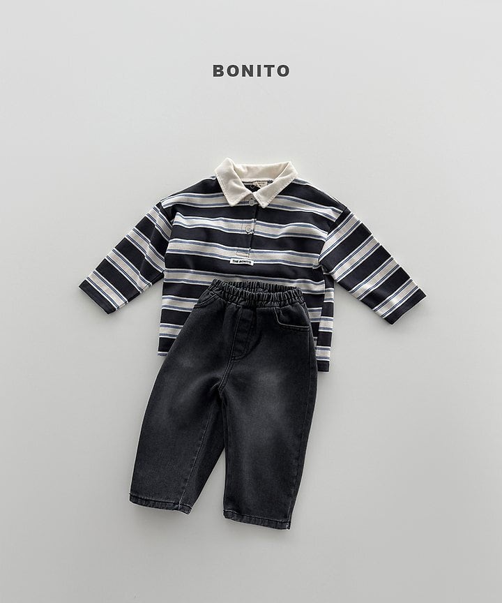 [BONITO]ボーダーカラーT
