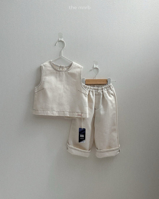 [minirobe]Non-Fade Denim Pants