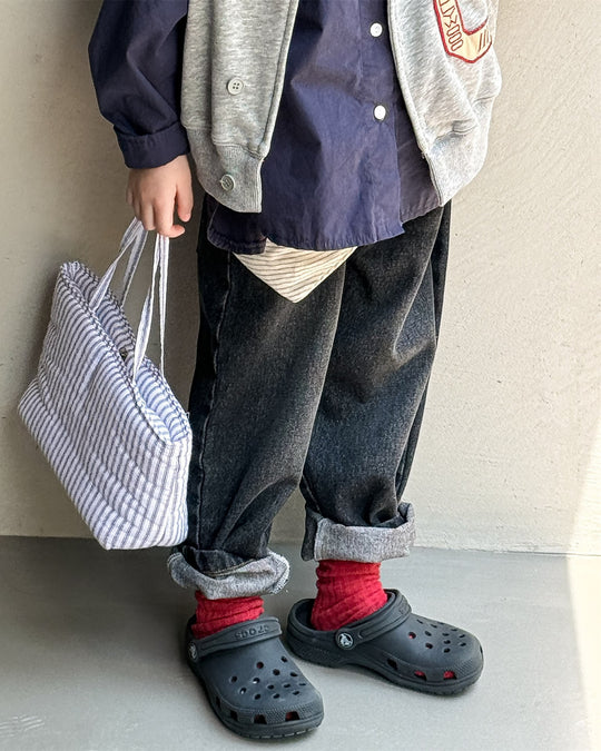 テーパードウォッシュデニム