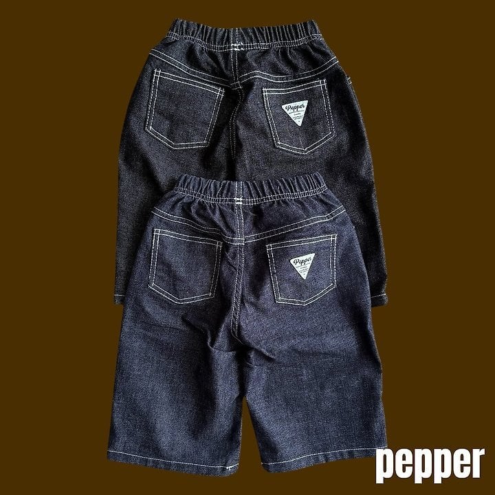 [pepper]pepperノンフェードデニムパンツ