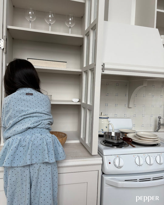 [pepper]dot terry cardigan