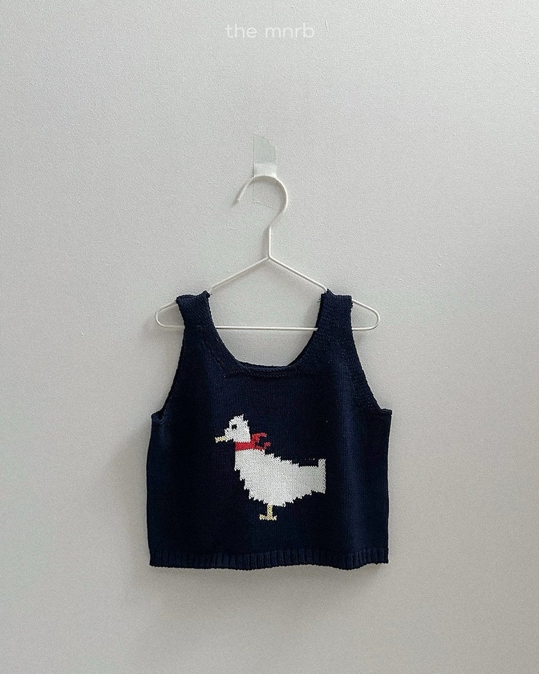 [minirobe]Duck Knit Vest