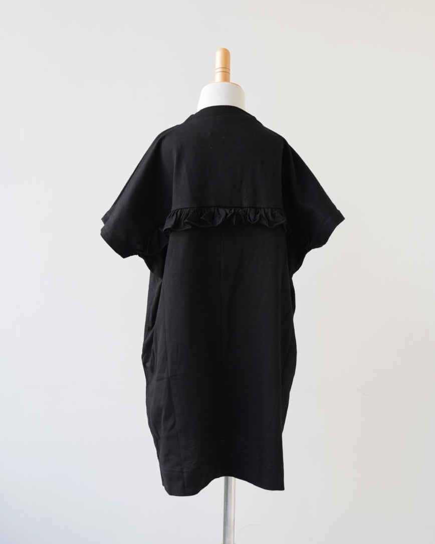 ouiバックフリルTシャツワンピース