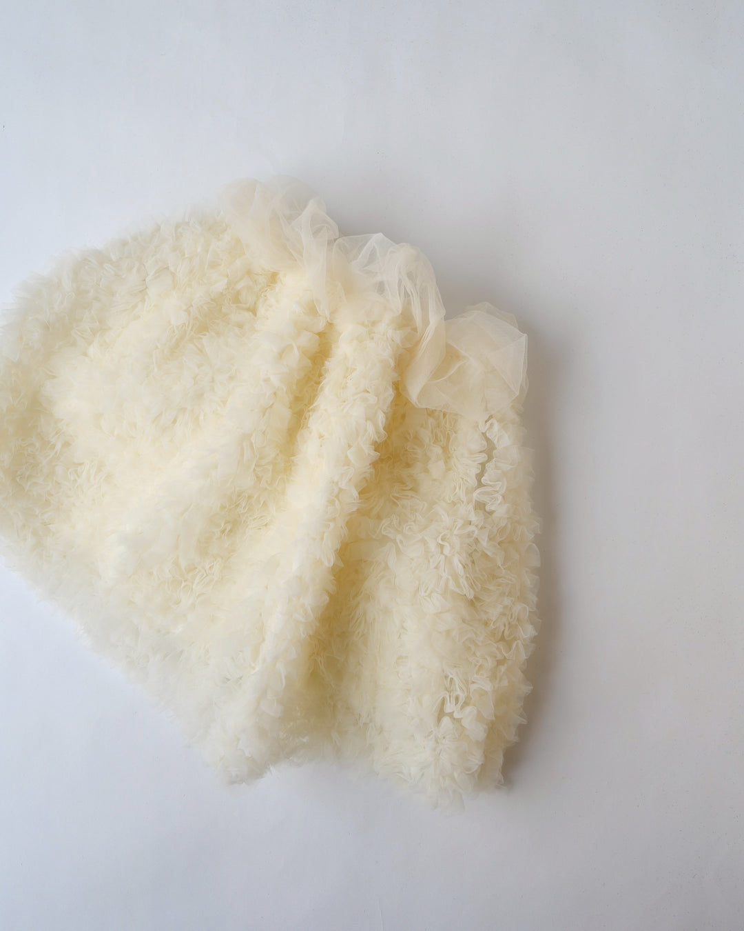 チュールフラワーレーススカート