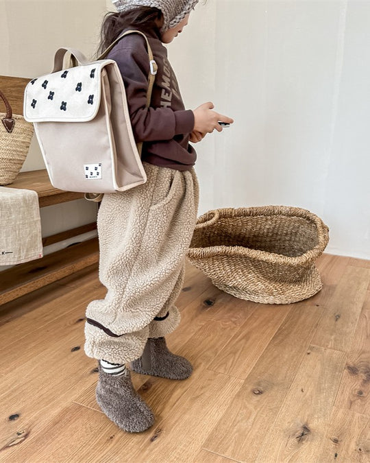 裏起毛ラインボアパンツ