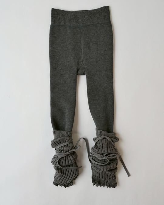 レッグウォーマー付裏起毛レギンス