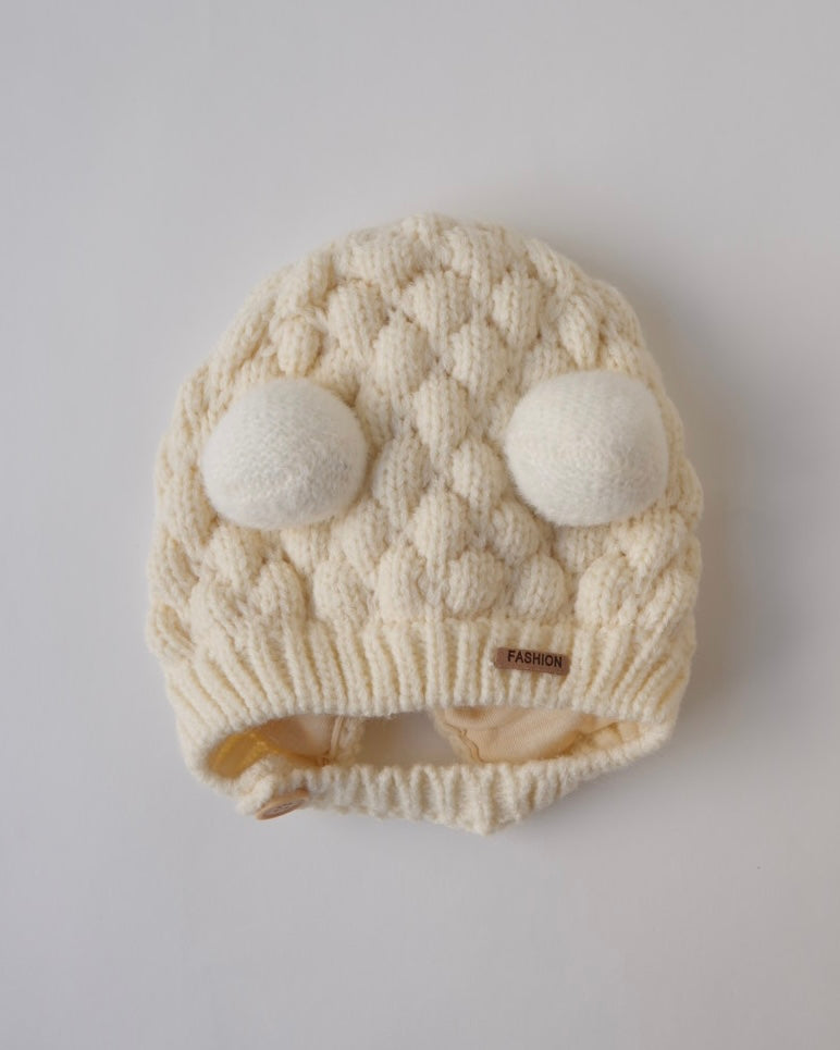 バブルニットくまさんボンネ