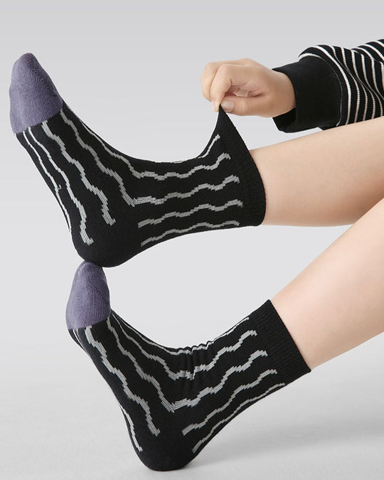 柄ソックス5足セット