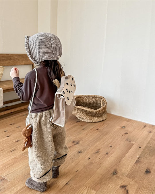 裏起毛ラインボアパンツ