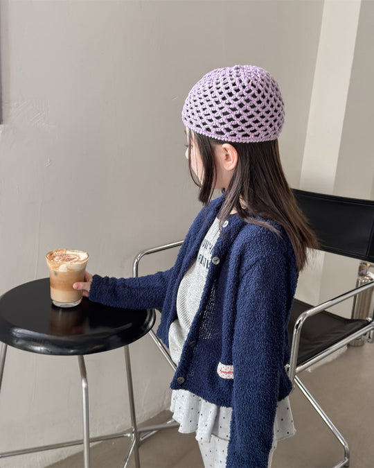 ブークレニットカーディガン 260007.
