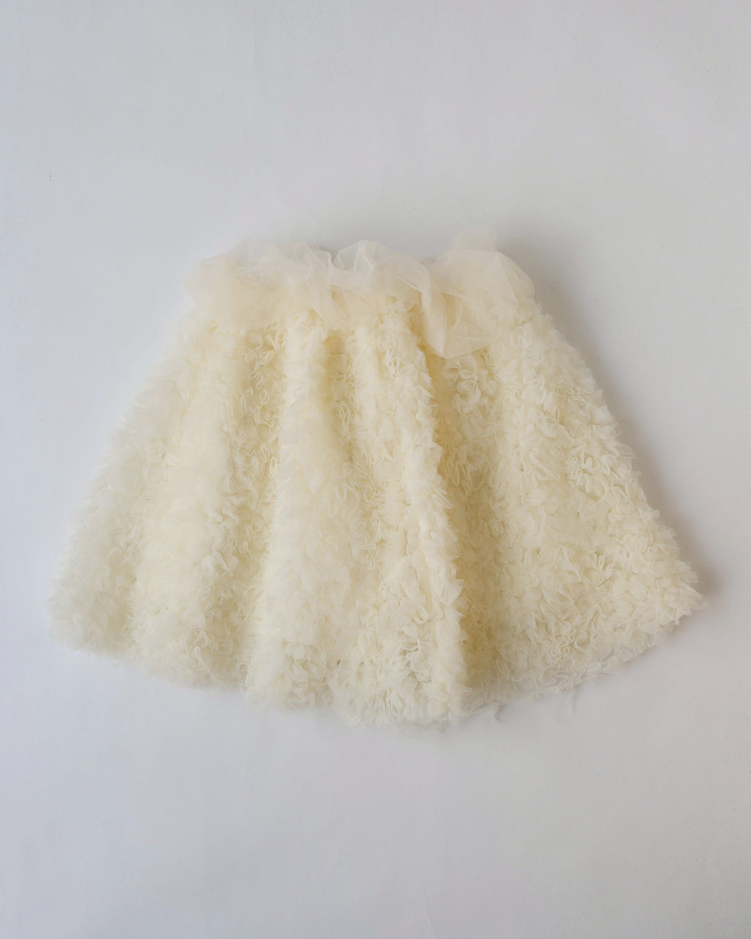 チュールフラワーレーススカート