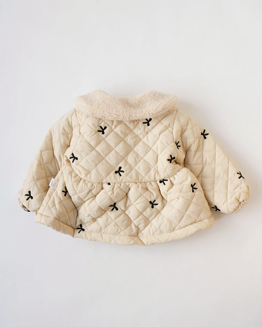 リボンキルティングジャケット