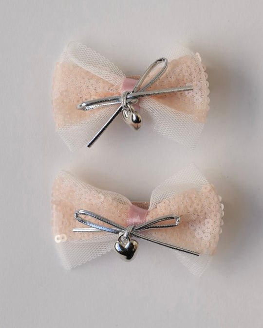 キラキラリボンクリップ