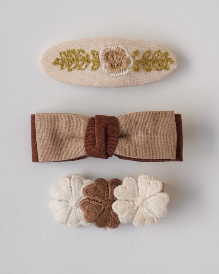 リボン×フラワーヘアアクセセット