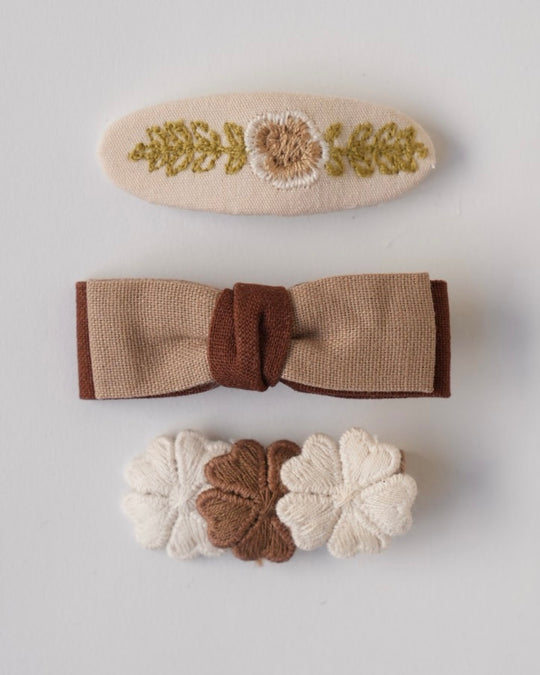 リボン×フラワーヘアアクセセット