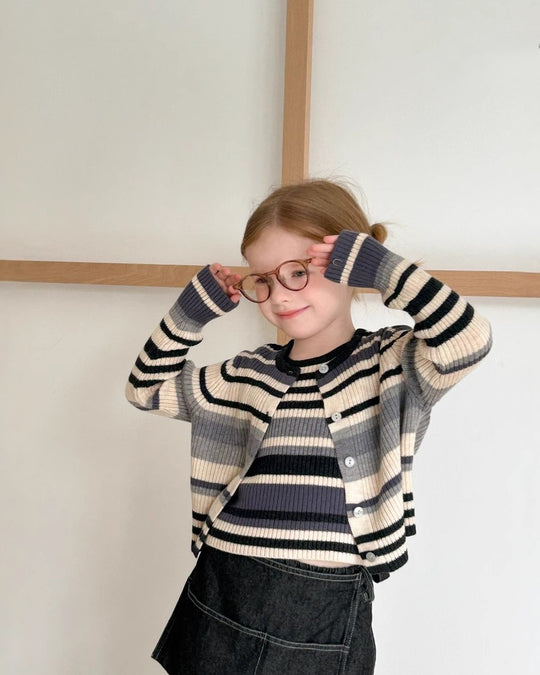 マルチボーダーニットアンサンブル