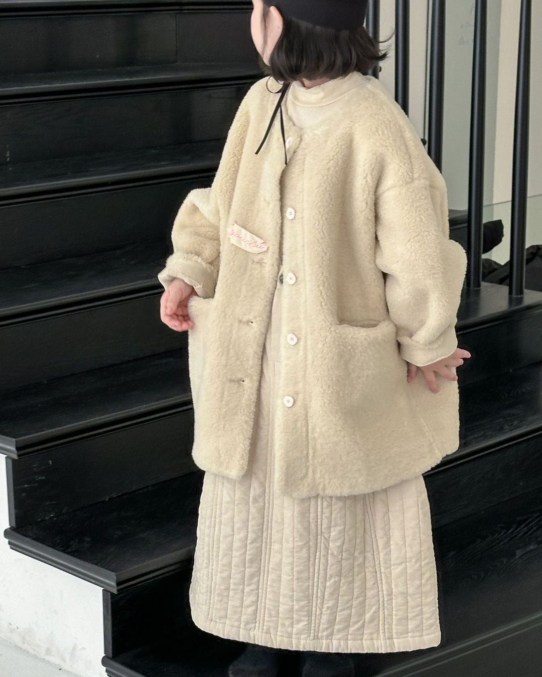 ネオンステッチボアコート