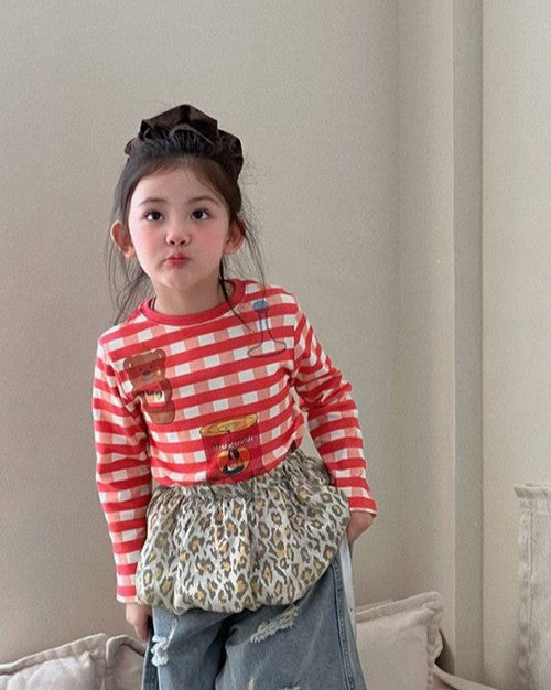 ギンガムプリントT