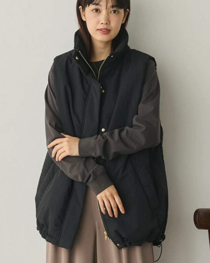 撥水加工ステッチレスベスト