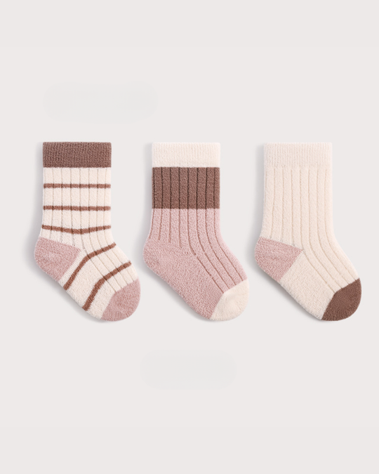 BABYふわふわソックス3足セット