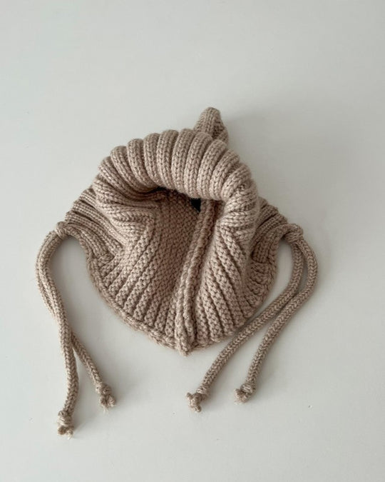 とんがりリブニットボンネ