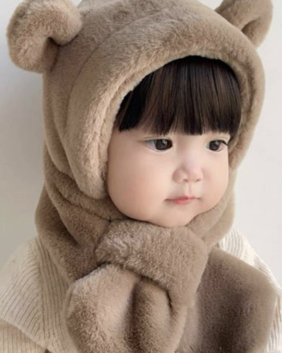 くまさんファーフーディー