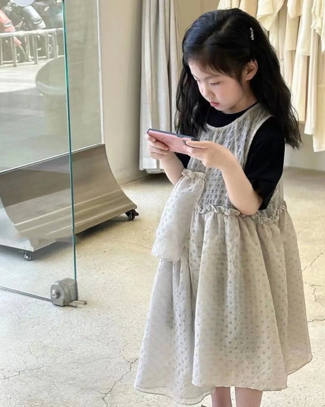 シアーリンクルN/Sチュニック.