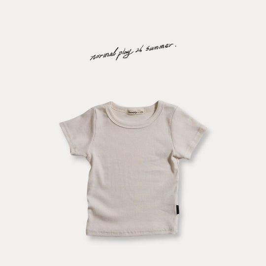 [NORMAL PLAY]soft slim short sleeve tee