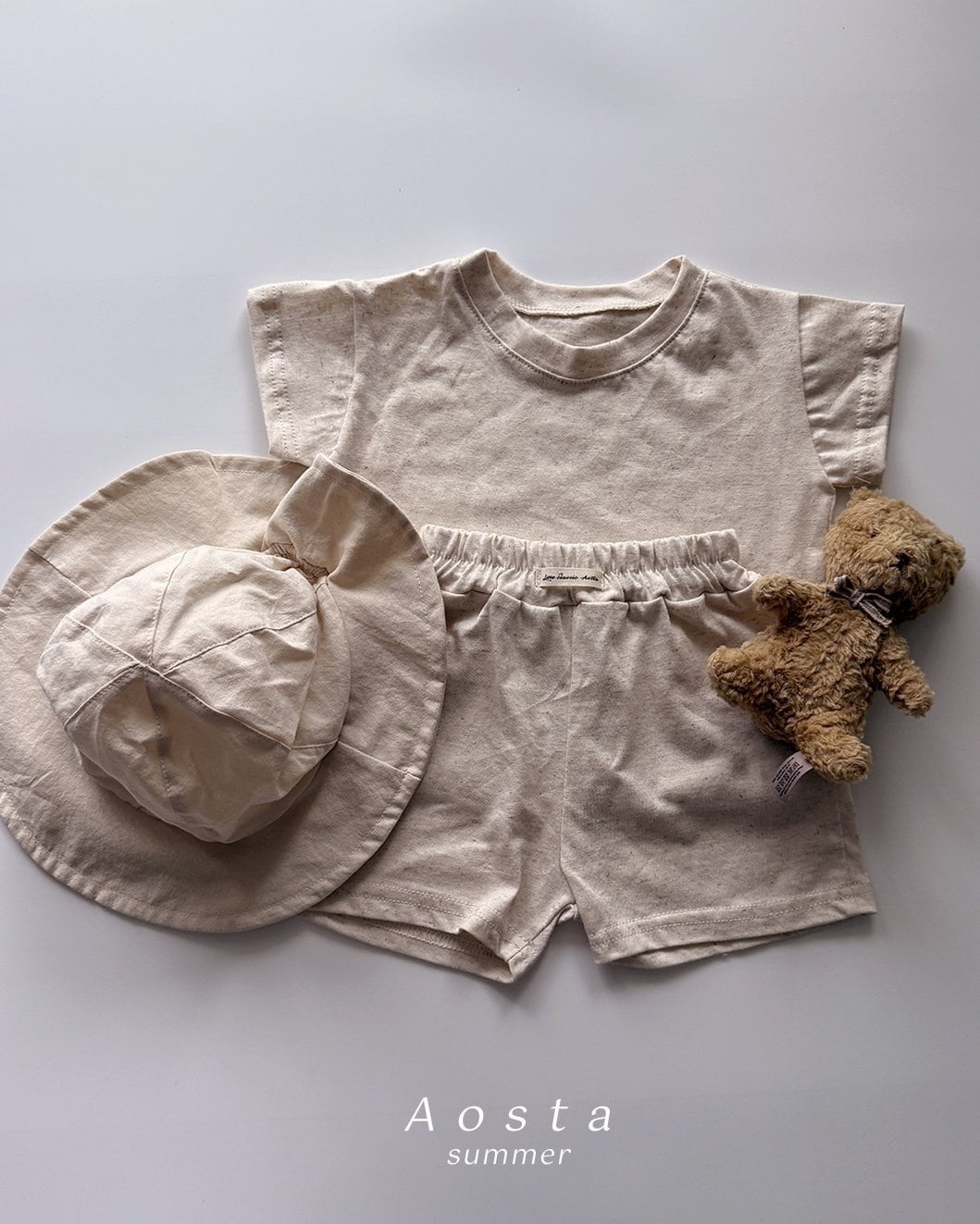 [aosta]linen short sleeve T