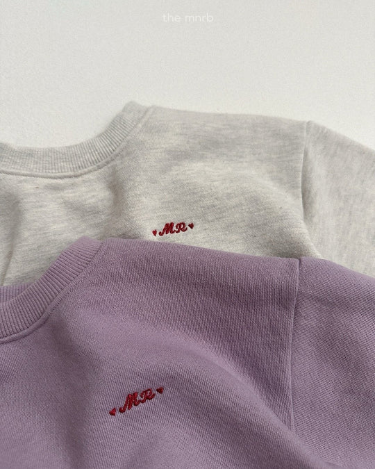 [minirobe]Asymmetric Sweatshirt