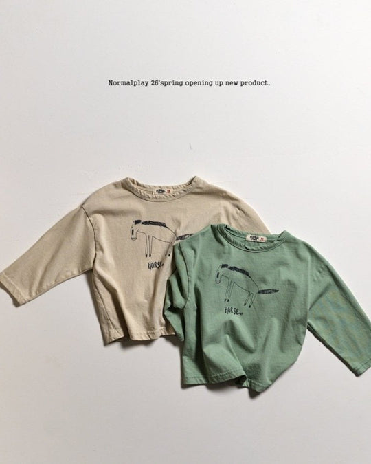 [NORMALPLAY]horse single T