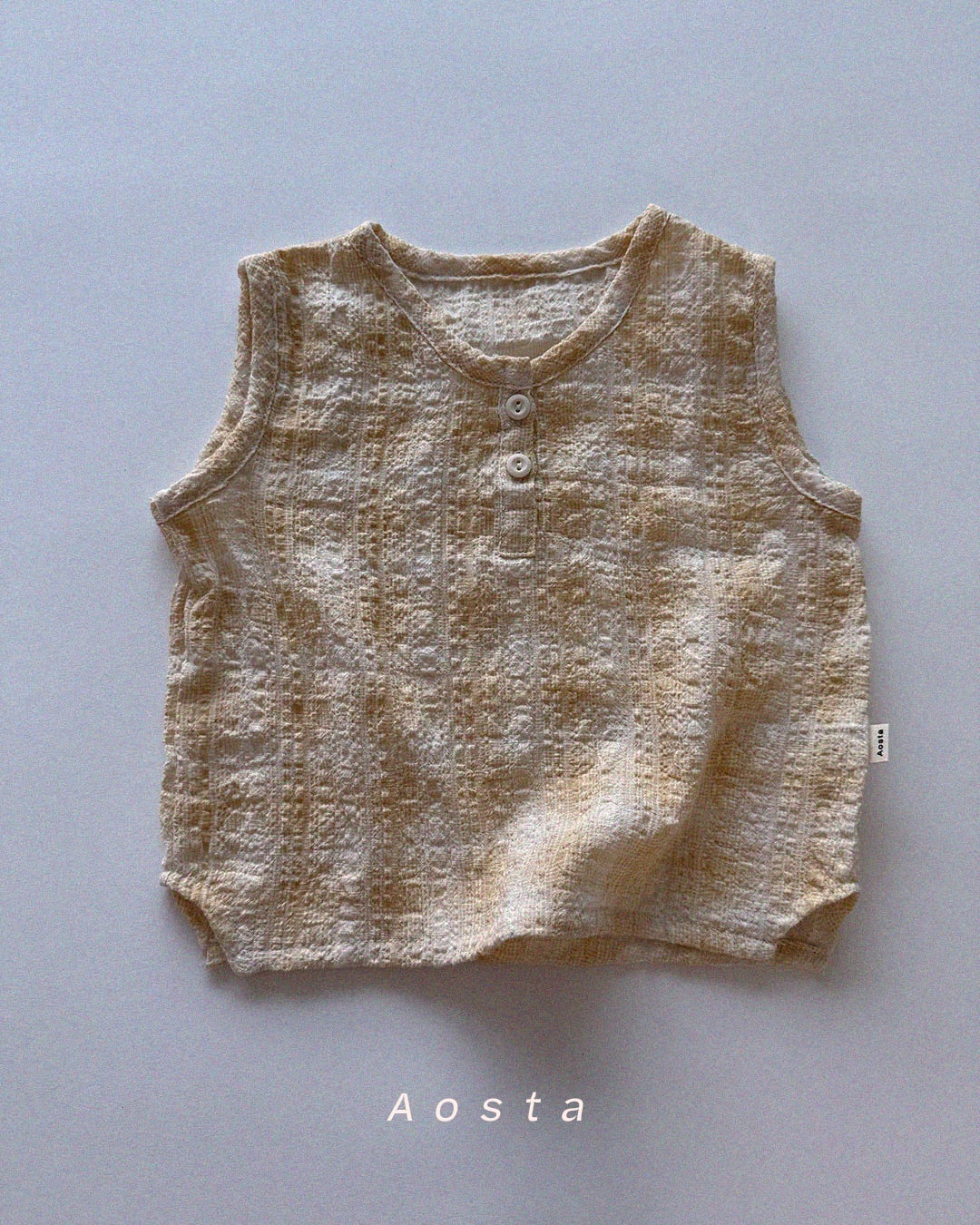 [aosta]check shirt