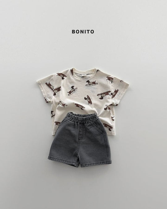 [BONITO] surfing dog T