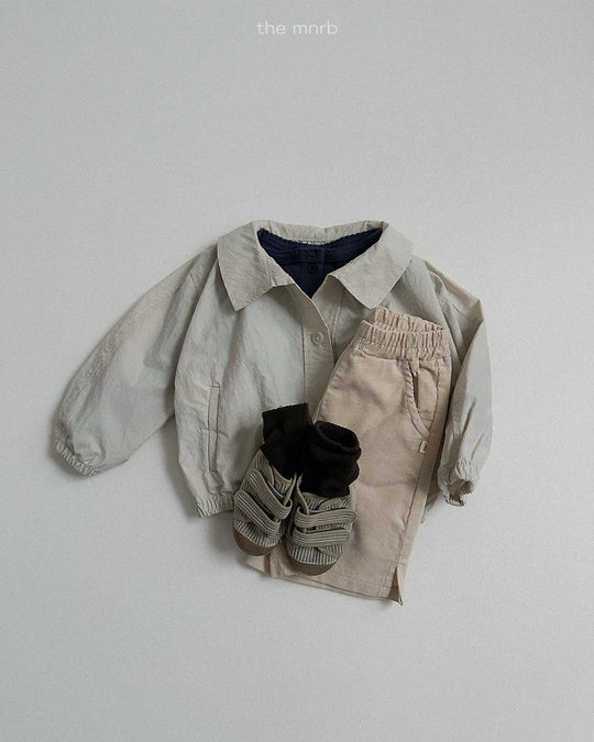 [minirobe]Ruffle Short Trench